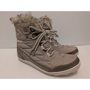 Columbia Women Shoes Size 9 Minx Shorty III Snow Boot Faux Fur Collar Waterproof